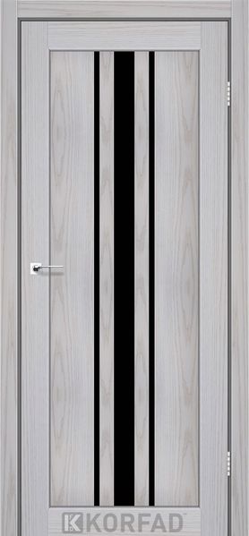 Дверне полотно FLORENCE FL-03, 800 х 2000, Сіра модрина, Скло чорне 2000000107790 фото