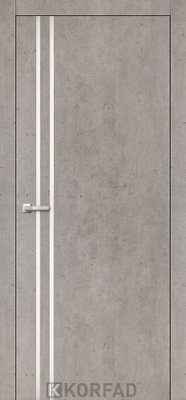 Дверне полотно ALUMINIUM LOFT PLATO ALP-01, 800 х 2000, Лайт бетон, Алюміній 2000000069968 фото
