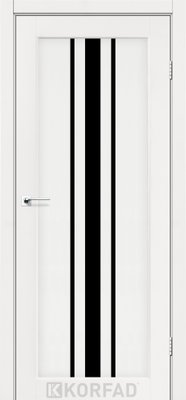 Дверне полотно FLORENCE FL-03, 800 х 2000, Білий ясен, Скло чорне 2000000117423 фото