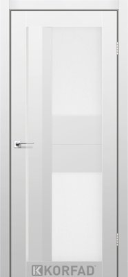 Дверне полотно ALIANO AL-05, 800 х 2000, Super PET сірий, сатин білий 2000000148854 фото