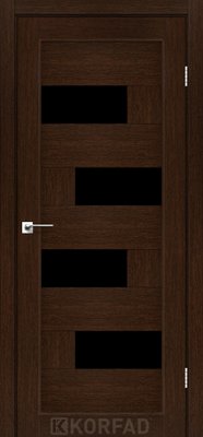 Дверне полотно PARMA PМ-10, 800 х 2000, Венге(скло чорне) 2000000115504 фото