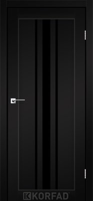 Дверне полотно FLORENCE FL-03, 800 х 2000, Super PET чорний, скло чорне 2000000124254 фото