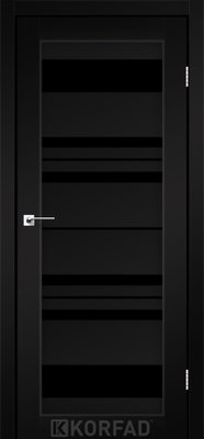 Дверне полотно FLORENCE FL-04, 700 х 2000, Super PET чорний, скло чорне 2000000147024 фото
