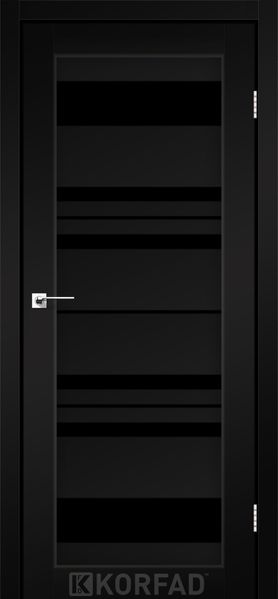 Дверне полотно FLORENCE FL-04, 700 х 2000, Super PET чорний, скло чорне 2000000147024 фото