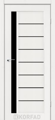 Дверне полотно FLORENCE FL-01, 800 х 2000, Білий ясен(скло чорне) 2000000130118 фото