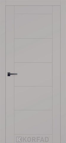 Дверне полотно ATLANT 800 х 2000, RAL 7047 Світло Сірий 2000000198224 фото