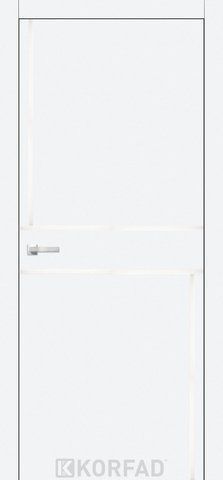 Дверне полотно ALUMINIUM LOFT PLATO ALP-07, 800 х 2000, Білий перламутр, Алюміній 2000000109121 фото