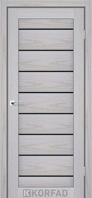Дверне полотно PIANO DELUXE PND-01, 800 х 2000, Сіра модрина, скло чорне 2000000144184 фото