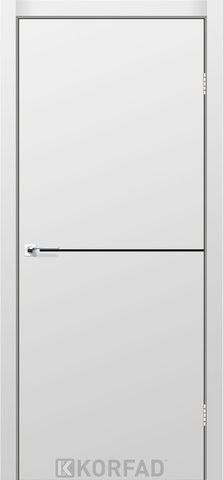 Каркасно-щитові двері DECO LOFT PLATO DLP-01, 800 х 2000, Super PET сірий, Чорна, S/P 2000000142401 фото